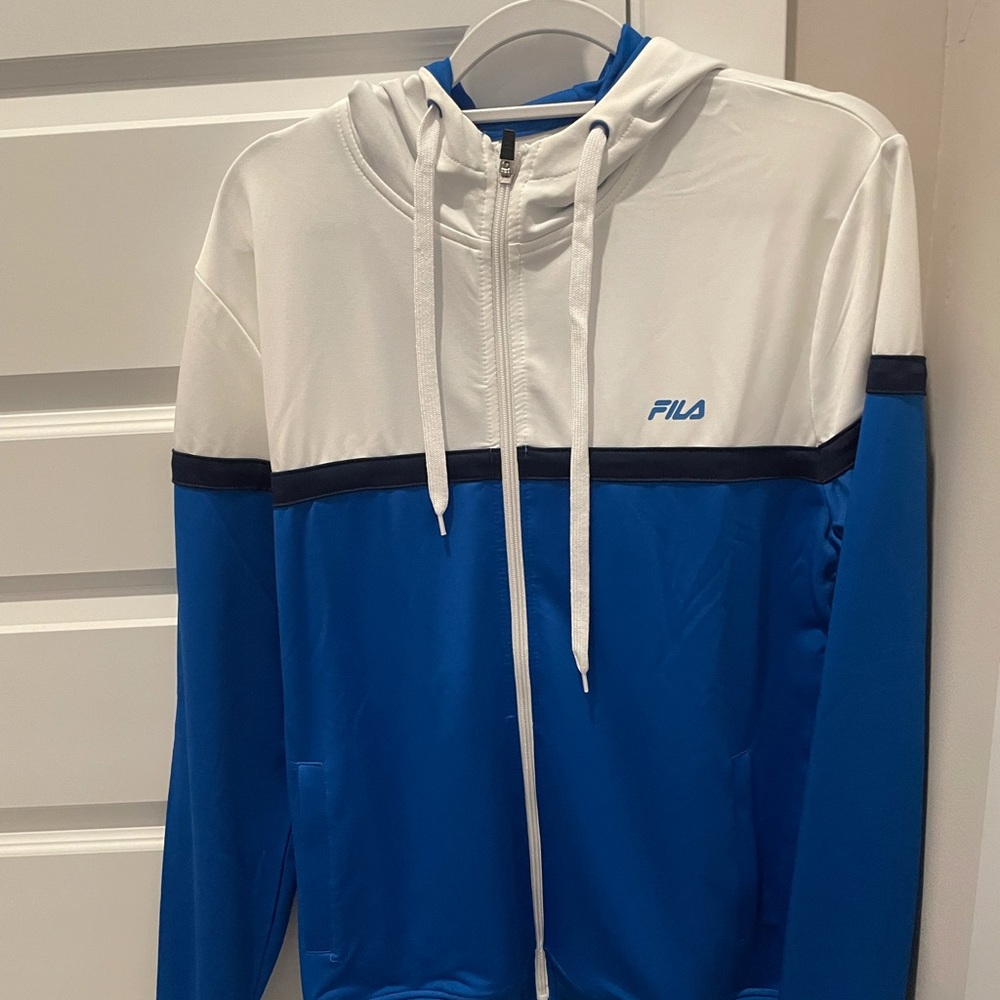 Fila Striped full zip hoodie